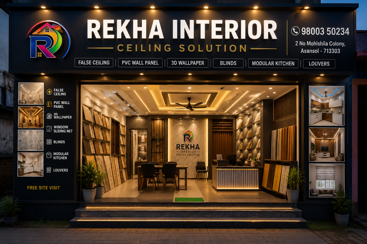 Rekha Interior Asansol storefront